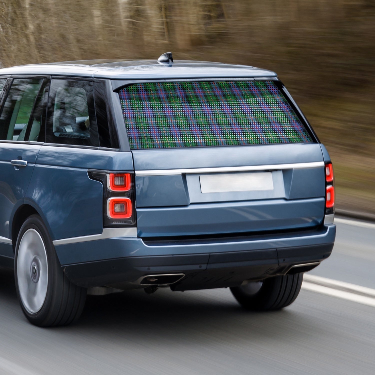 Clan Malcolm Tartan Rear Window Decal