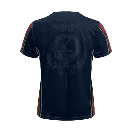Clan MacRae Crest & Tartan Football Shirt