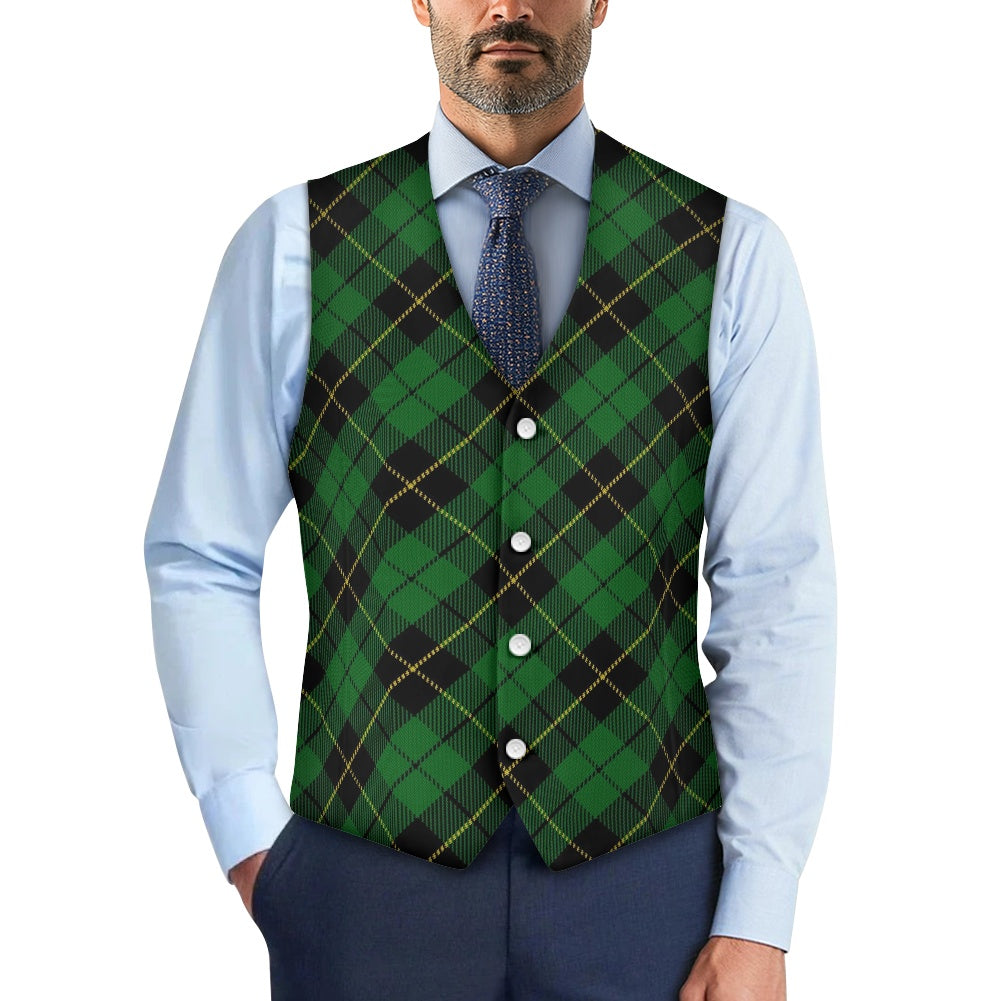 Clan Wallace Hunting Tartan Suit vest jacket
