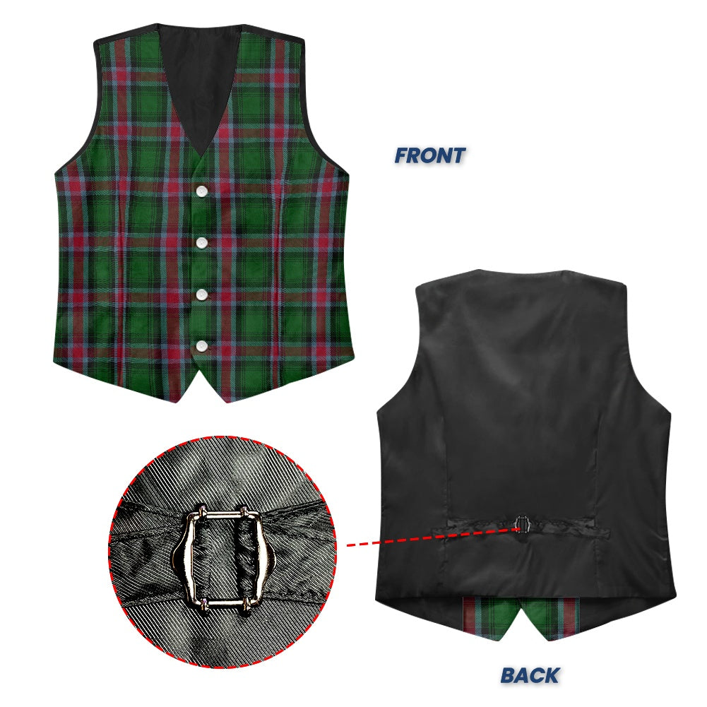 US State - Georgia Tartan Suit vest jacket