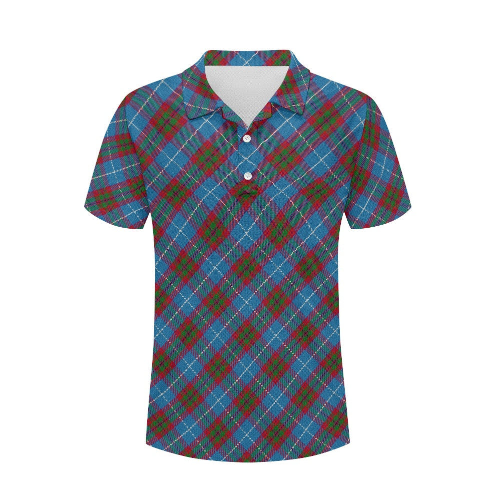 Clan Newton Tartan Polo Shirt