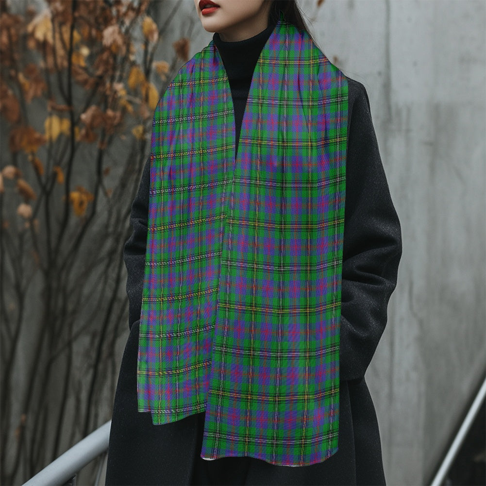 Clan Wood Tartan Fluffy scarf