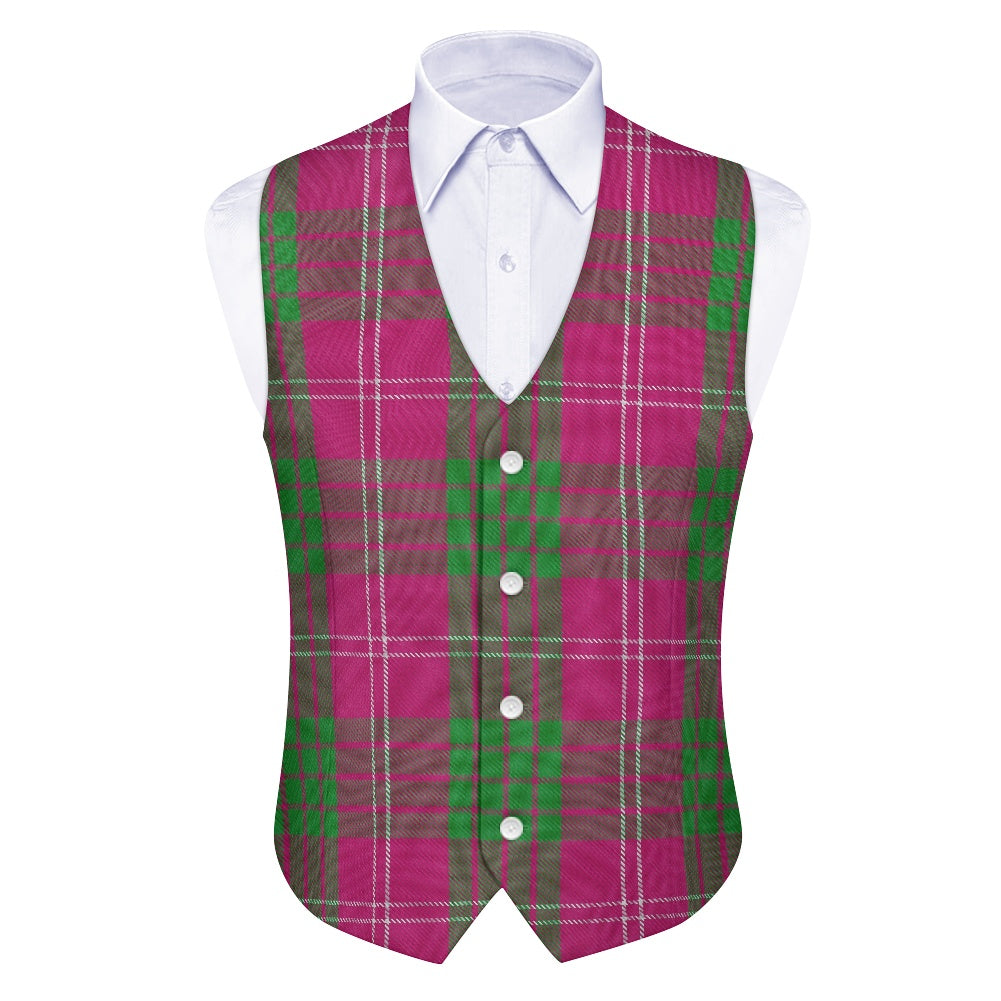 Clan Crawford Tartan Suit vest jacket