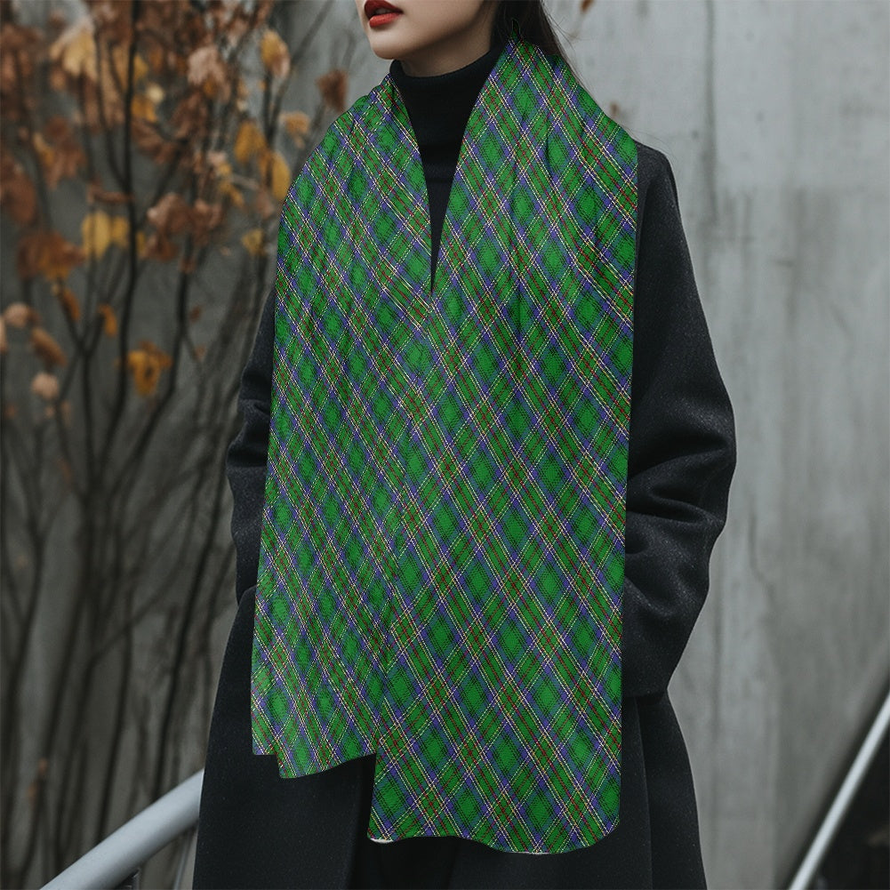 Clan Cockburn Tartan Fluffy scarf