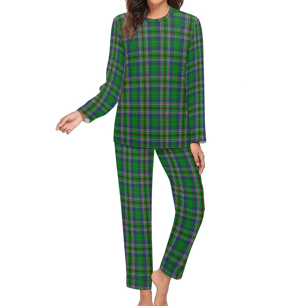 Clan Cockburn Tartan Women's Pajama Set