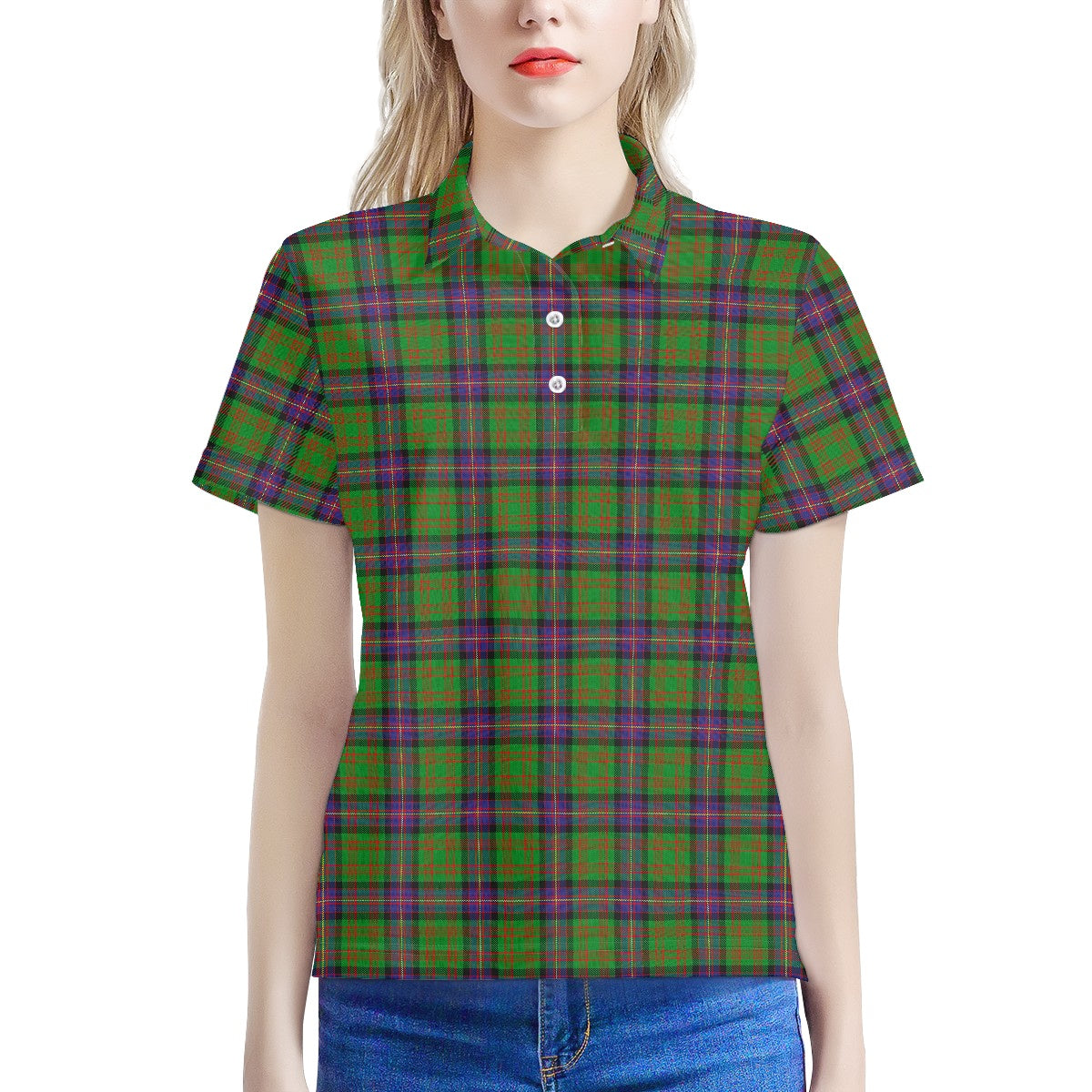 Clan Cochrane Tartan Women's Polo Shirt