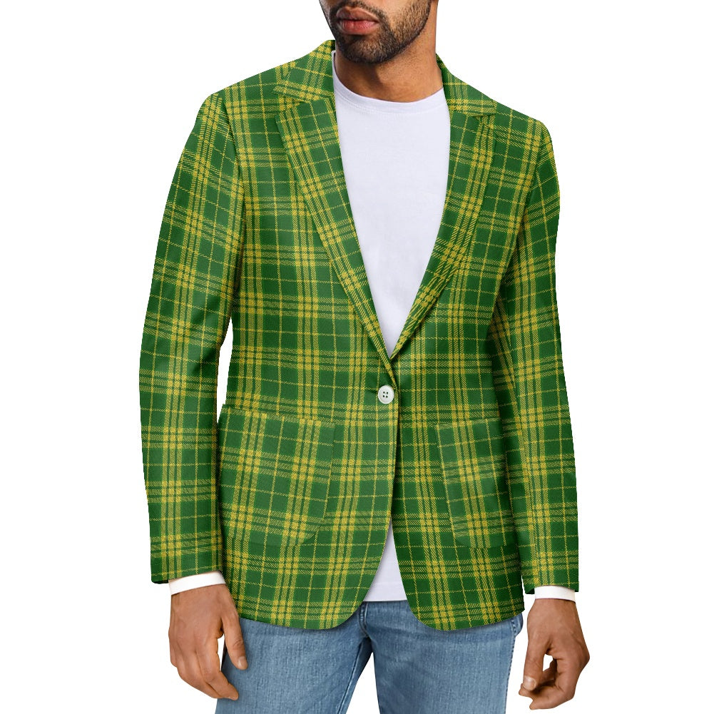 North Dakota Tartan Men's casual blazer