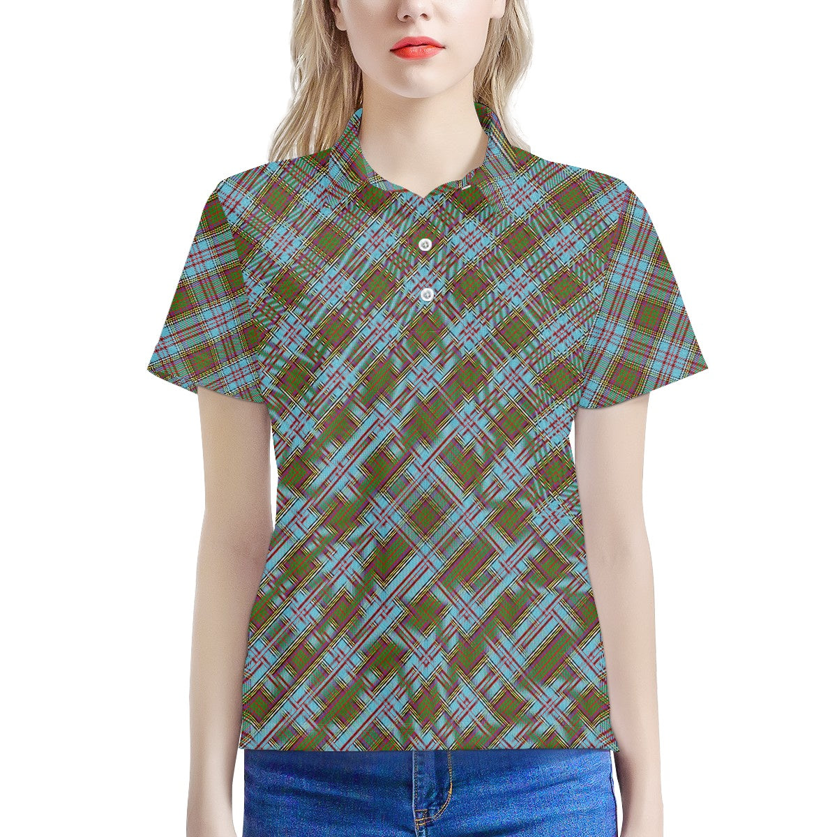 Clan Anderson Tartan Women's Polo Shirt