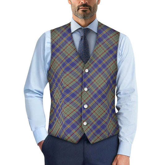 Irish County Kildare Tartan Waistcoat