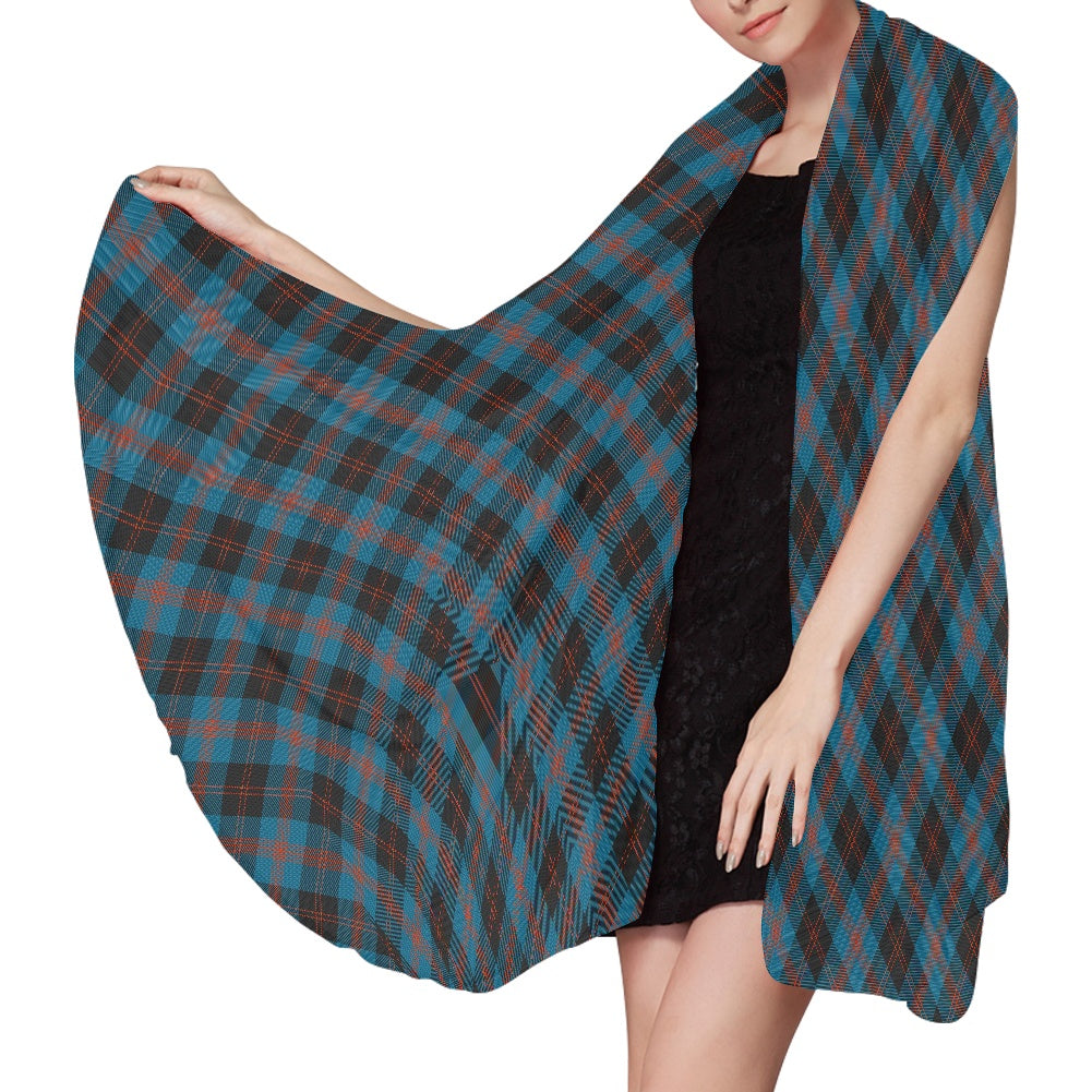 Clan Angus Ancient Tartan Chiffon Scarf