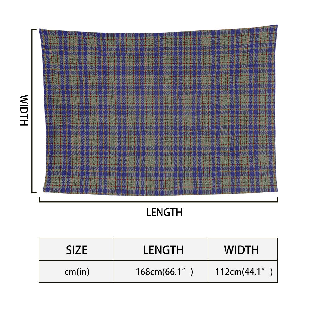 Irish County Kildare Tartan Chiffon Scarf
