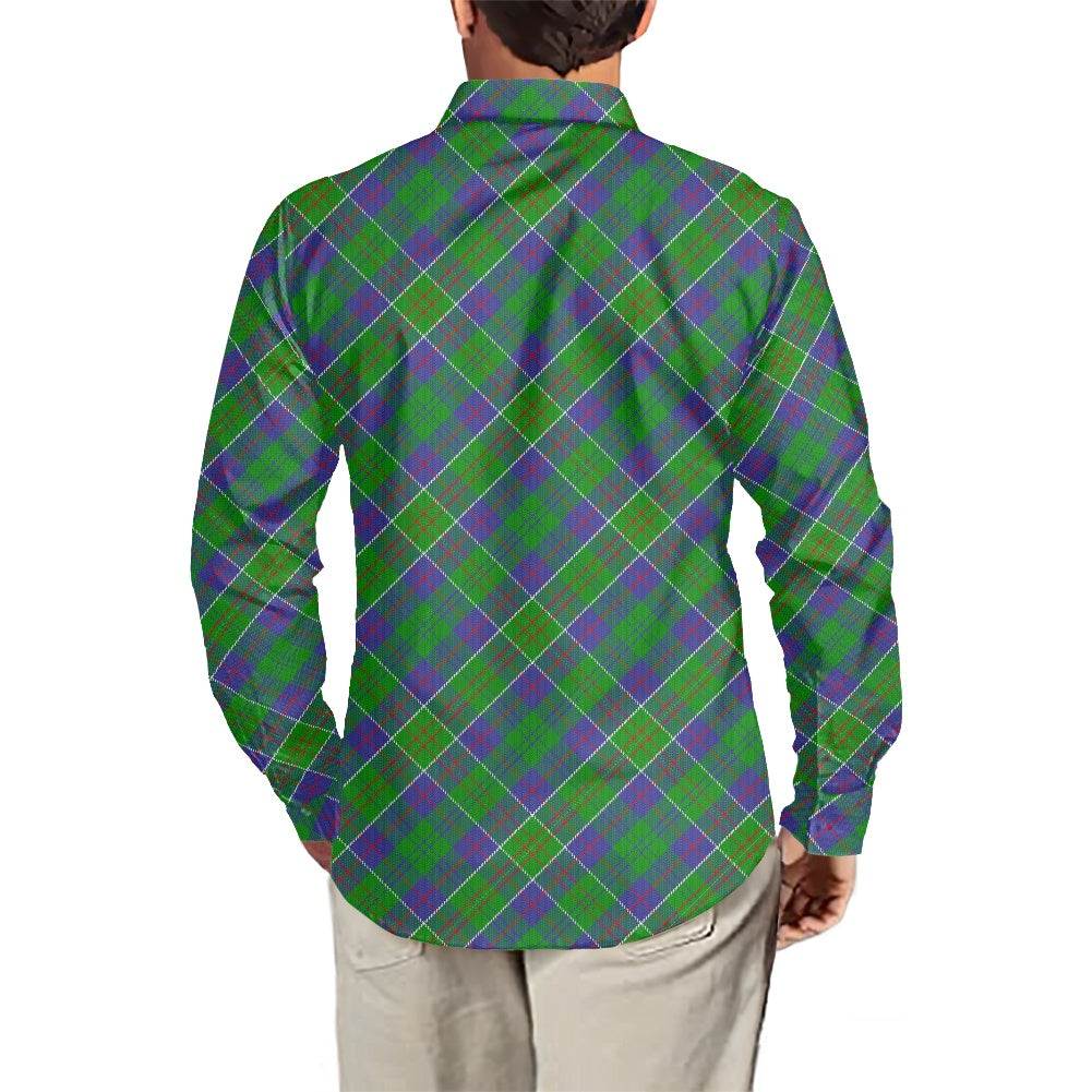 Clan Hunter Tartan long-sleeved shirt