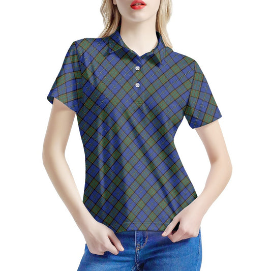 US State - Nebraska Tartan Women's Polo Shirt