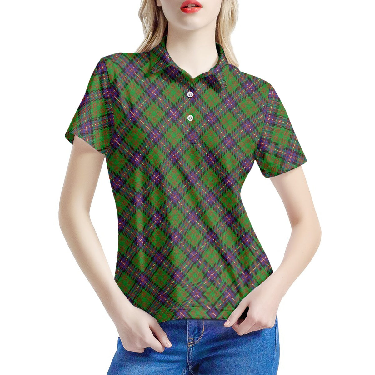 Clan Cochrane Tartan Women's Polo Shirt