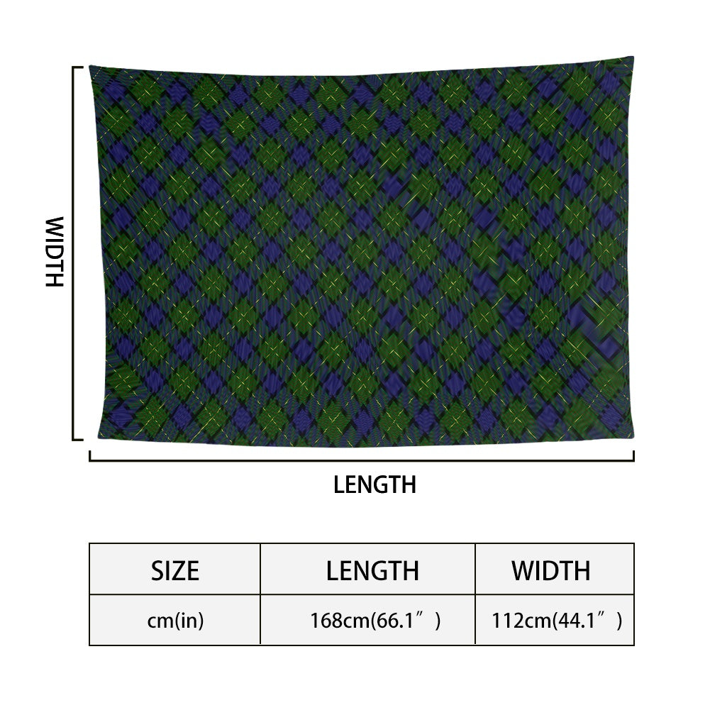 Clan Muir Tartan Bias Chiffon Scarf