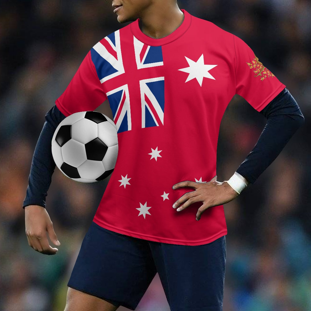 Australian Civil Ensign & CoA Football Shirt