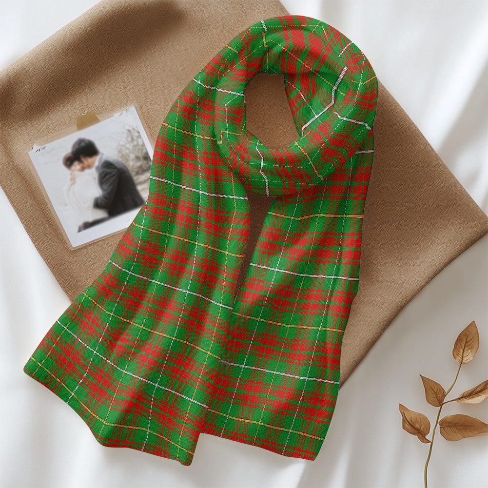 Clan Bruce Hunting Tartan Fluffy scarf