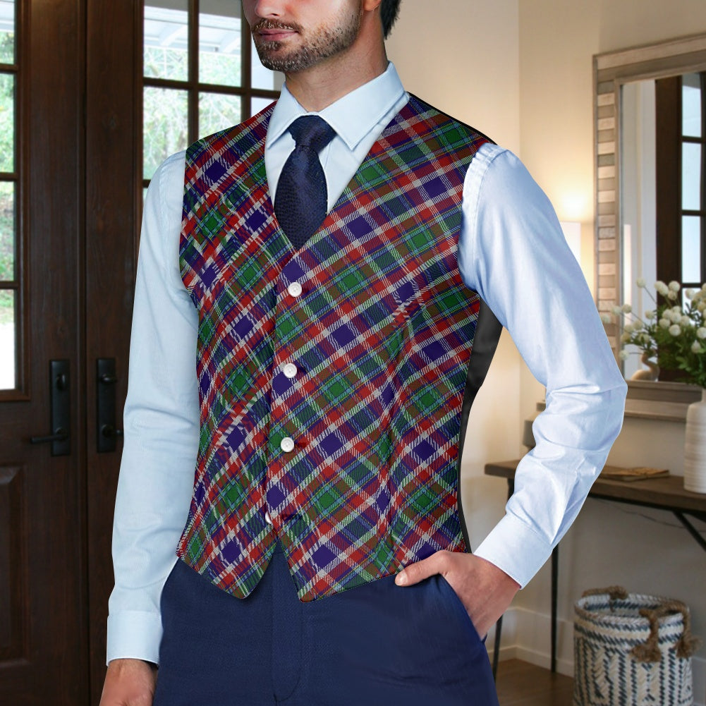 US State - Ohio Tartan Suit vest jacket