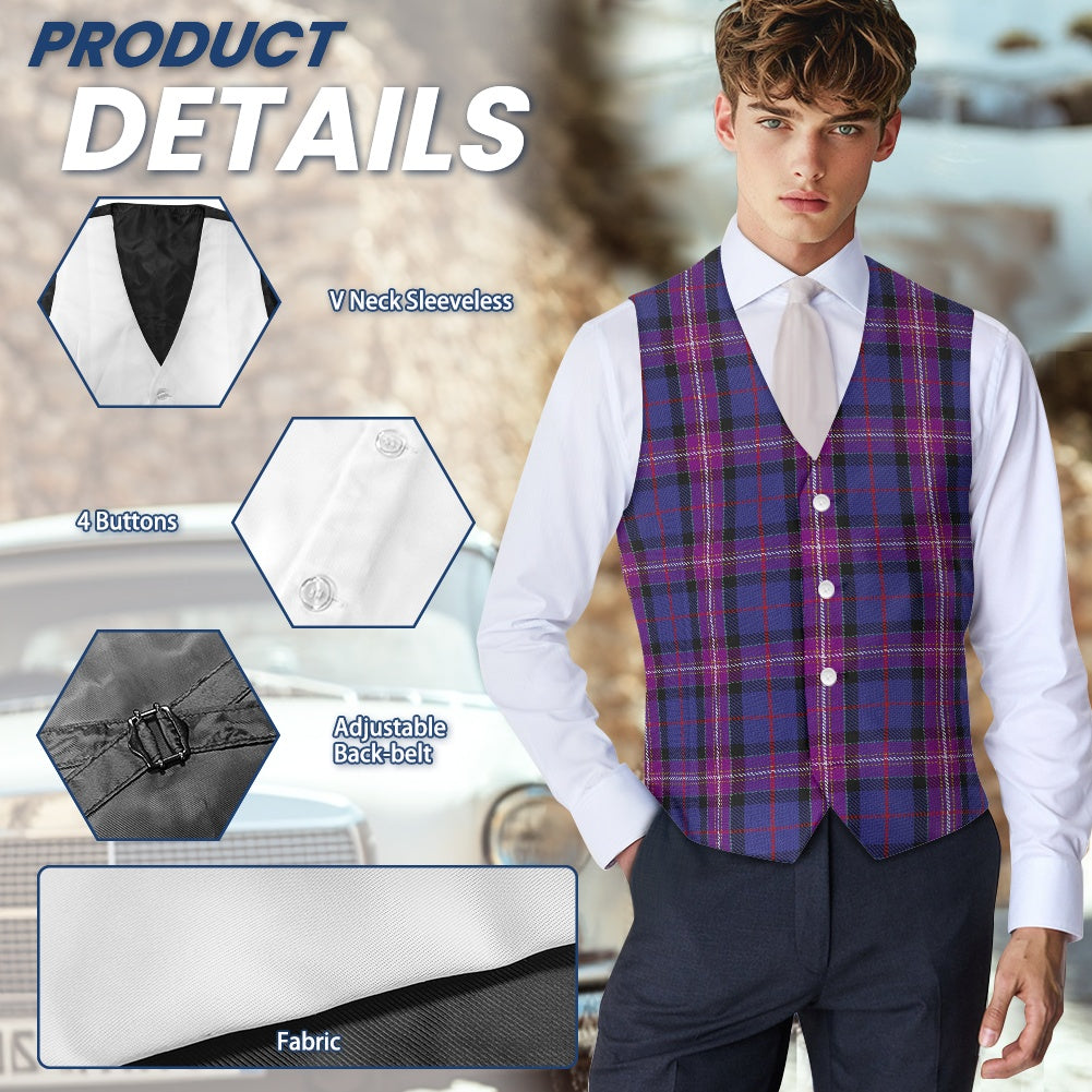 Freemasons Universal Tartan Suit vest jacket