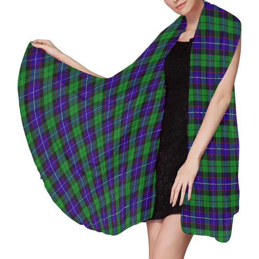 Clan Hunter Tartan Chiffon Scarf