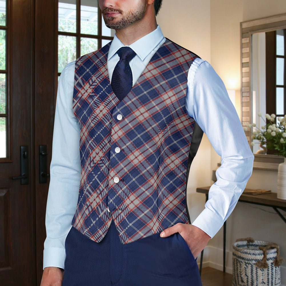 US State - Florida Tartan Suit vest jacket