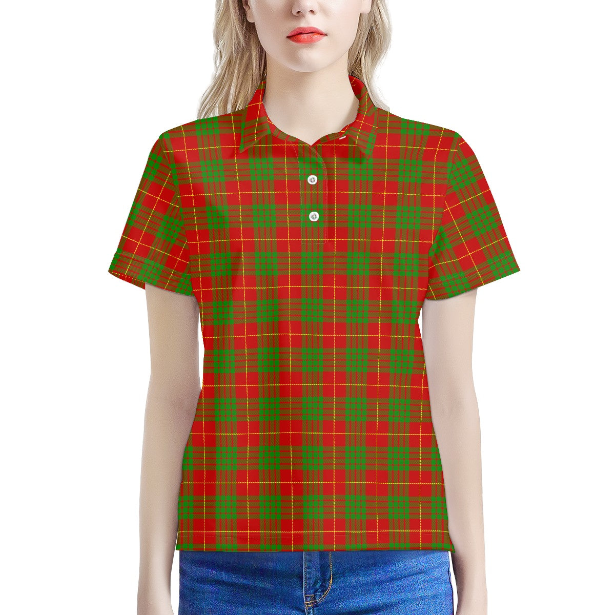 Clan Cameron Tartan Women's Polo Shirt