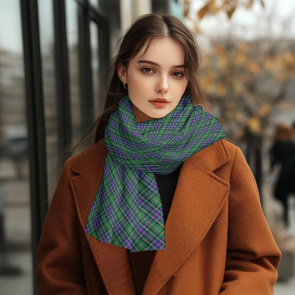 Clan Cooper Tartan Fluffy scarf