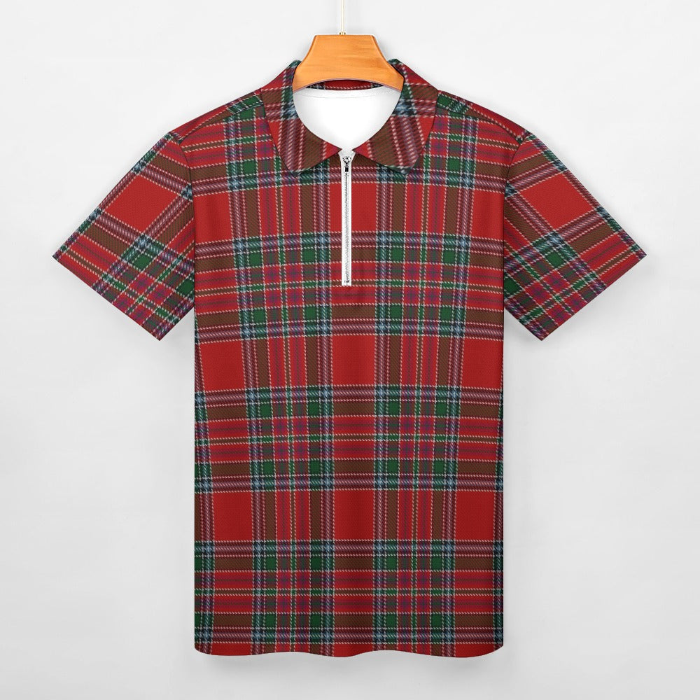 Clan MacBean Tartan Short sleeve polo shirt