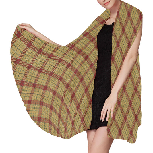 Glen Affric Tartan Bias Chiffon Scarf
