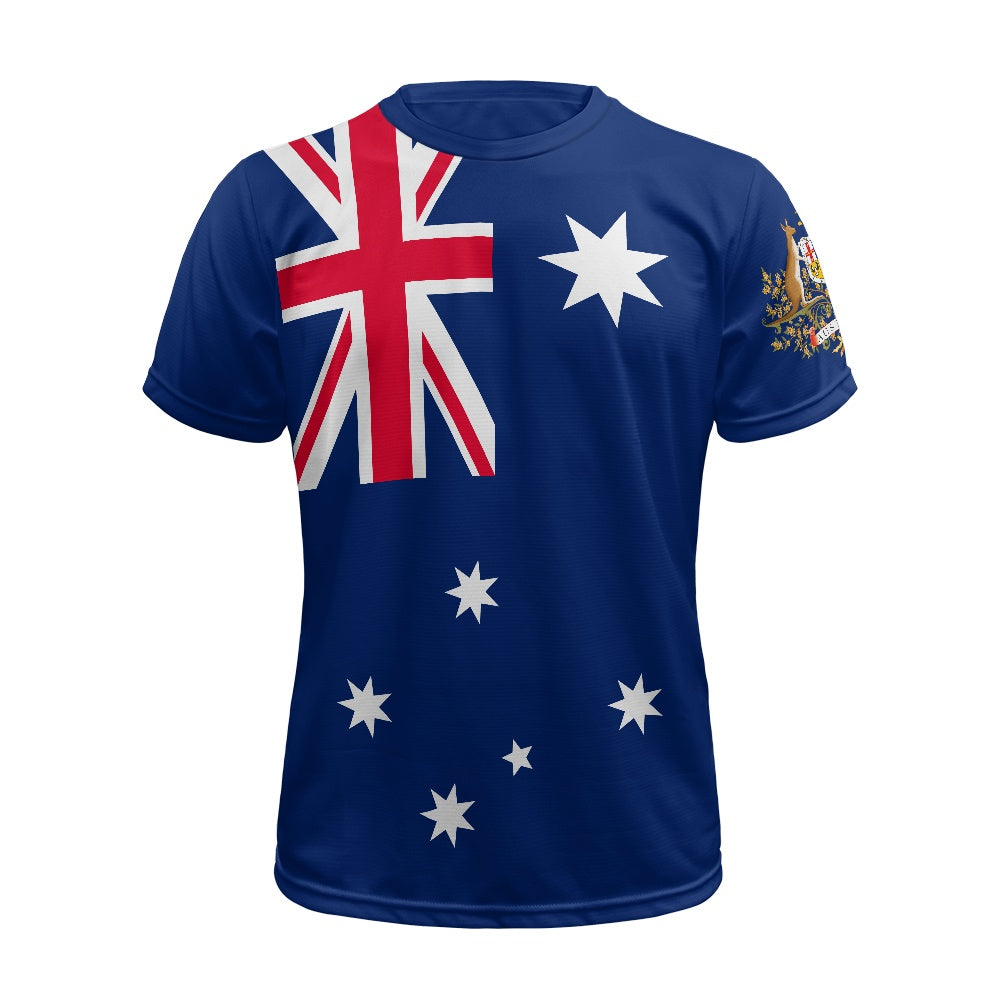 Australian Flag & CoA Football Shirt