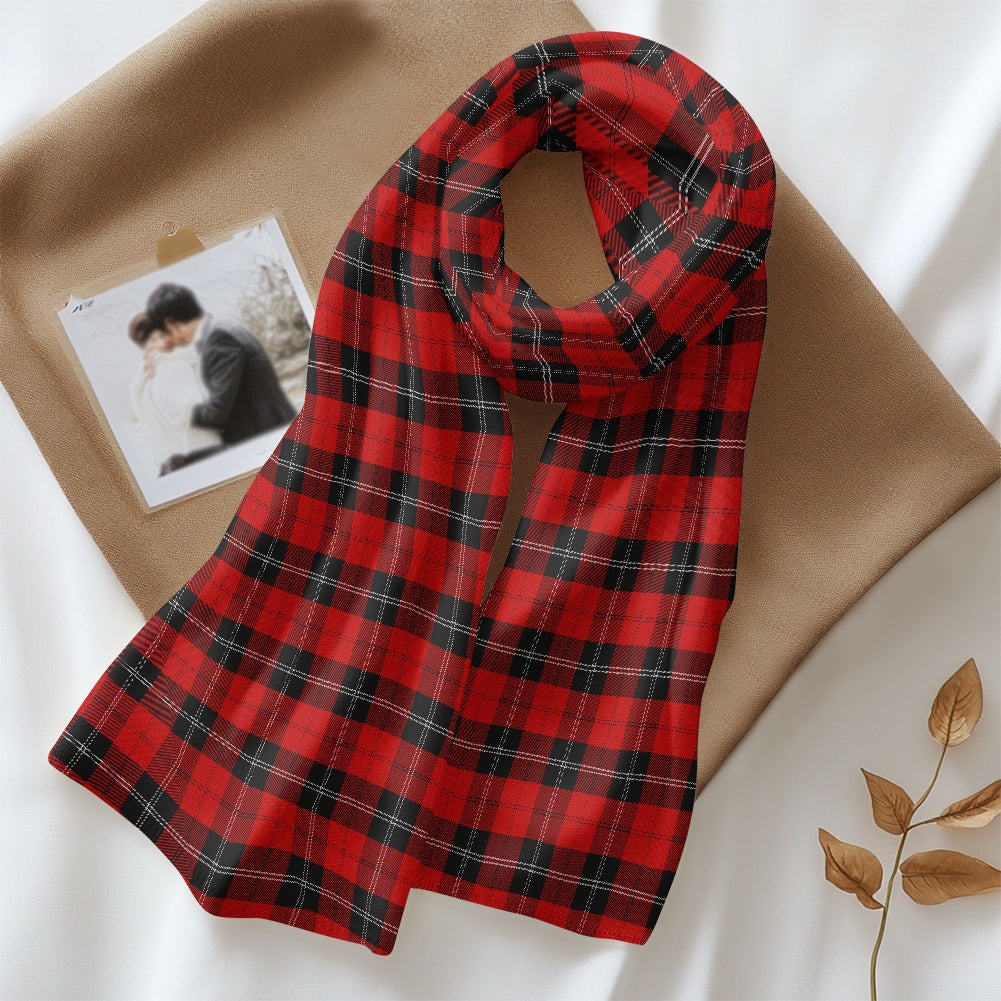 Clan Ramsay Tartan Fluffy scarf