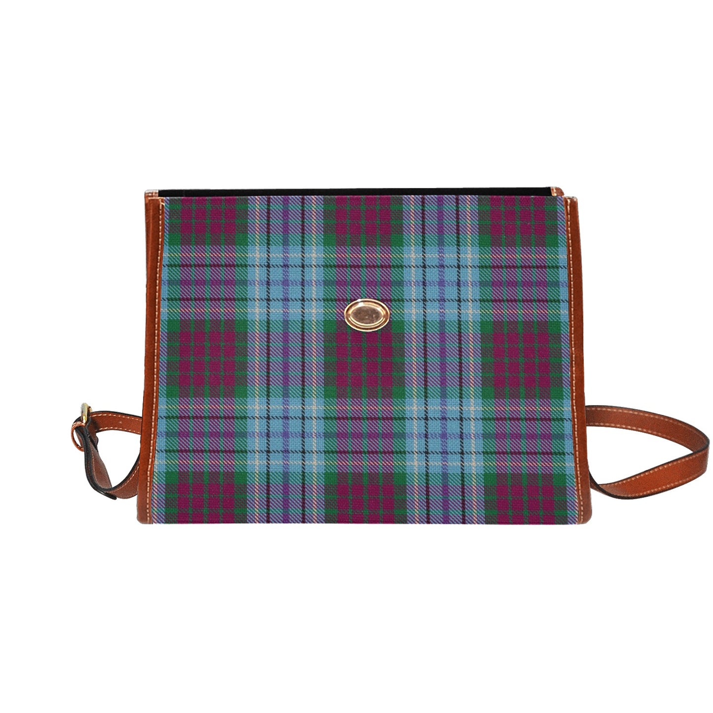 Dun Broch Tartan Waterproof Canvas Handbag