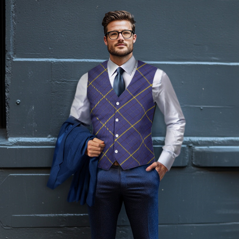 Clan Pearson Tartan Suit vest jacket