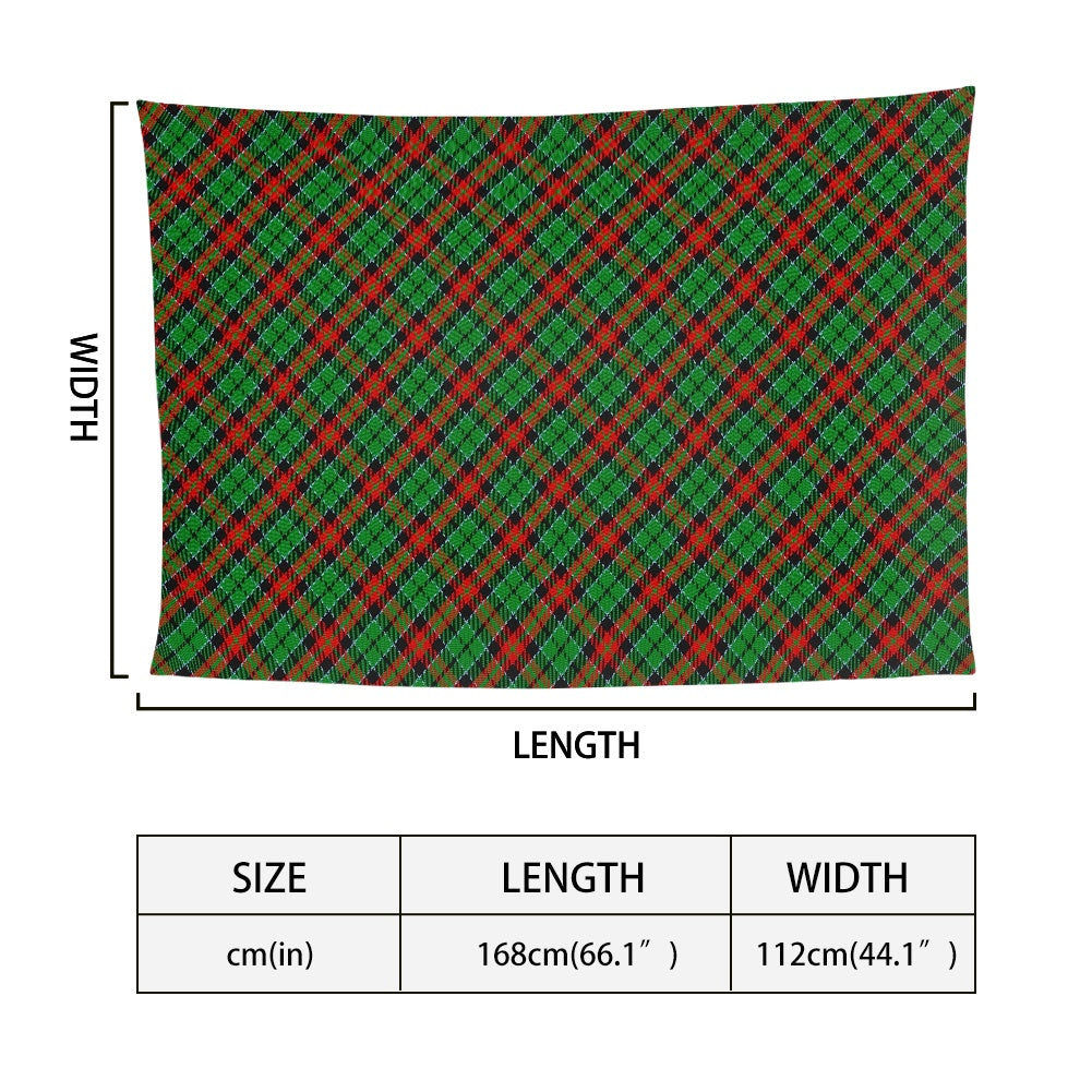 Clan Walker Tartan Bias Chiffon Scarf