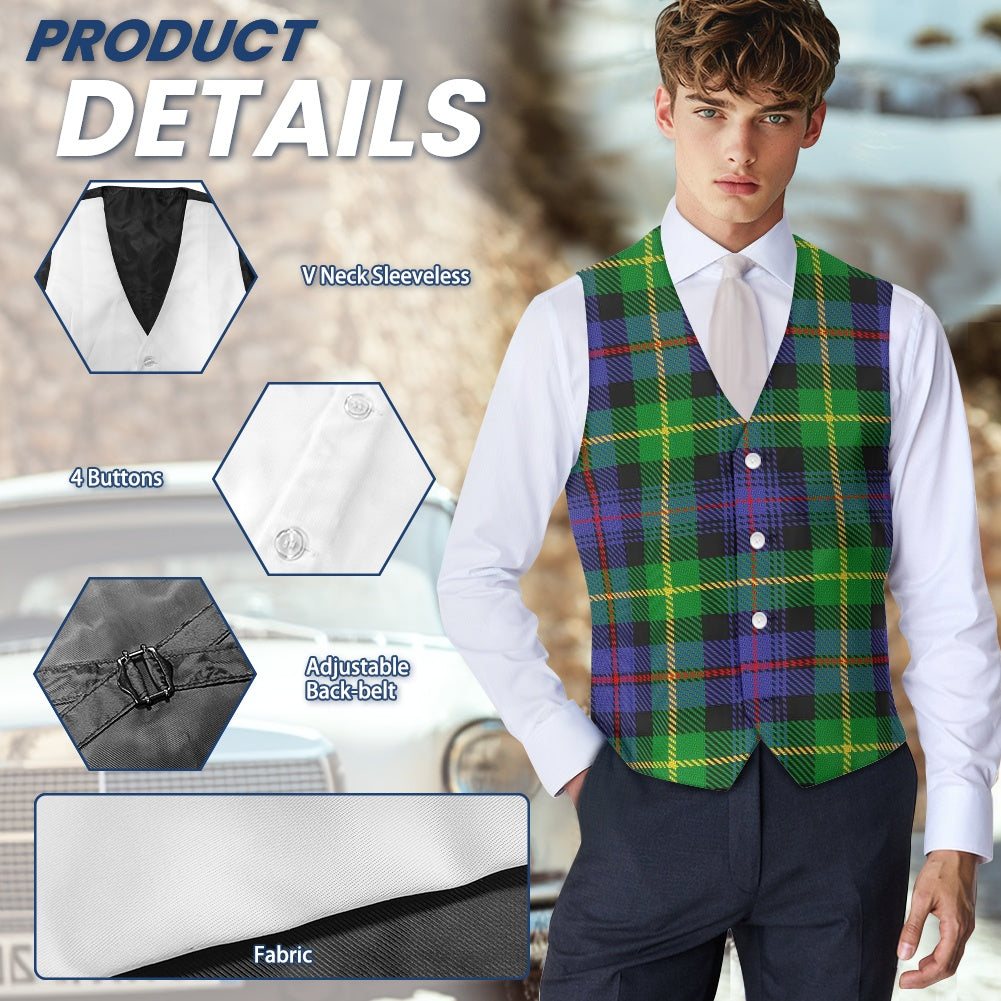 Clan Farquharson Tartan Suit vest jacket