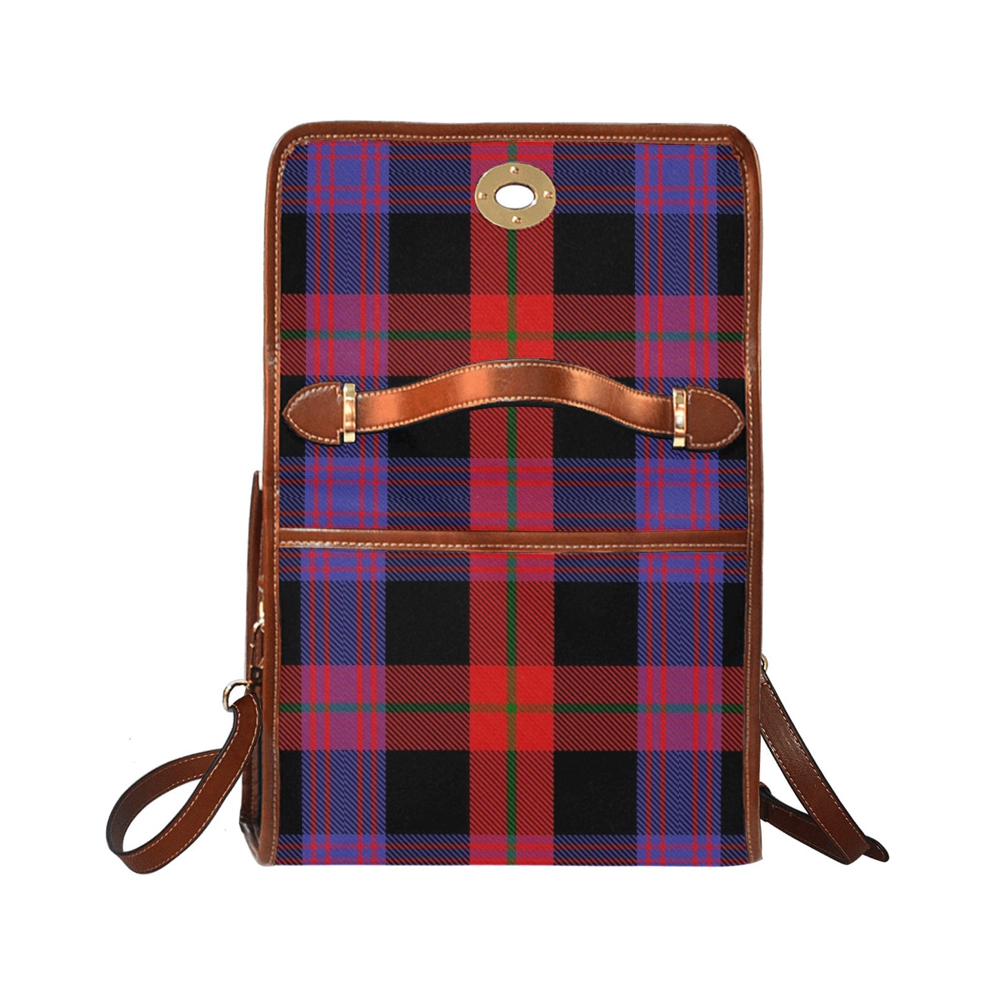 Clan Brown Canvas Handbag
