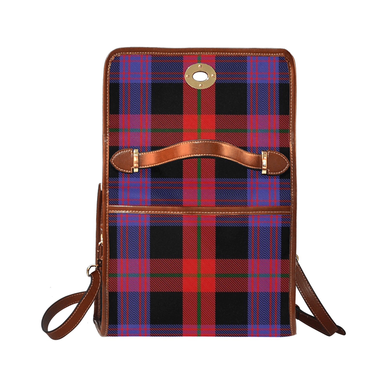 Clan Brown Canvas Handbag