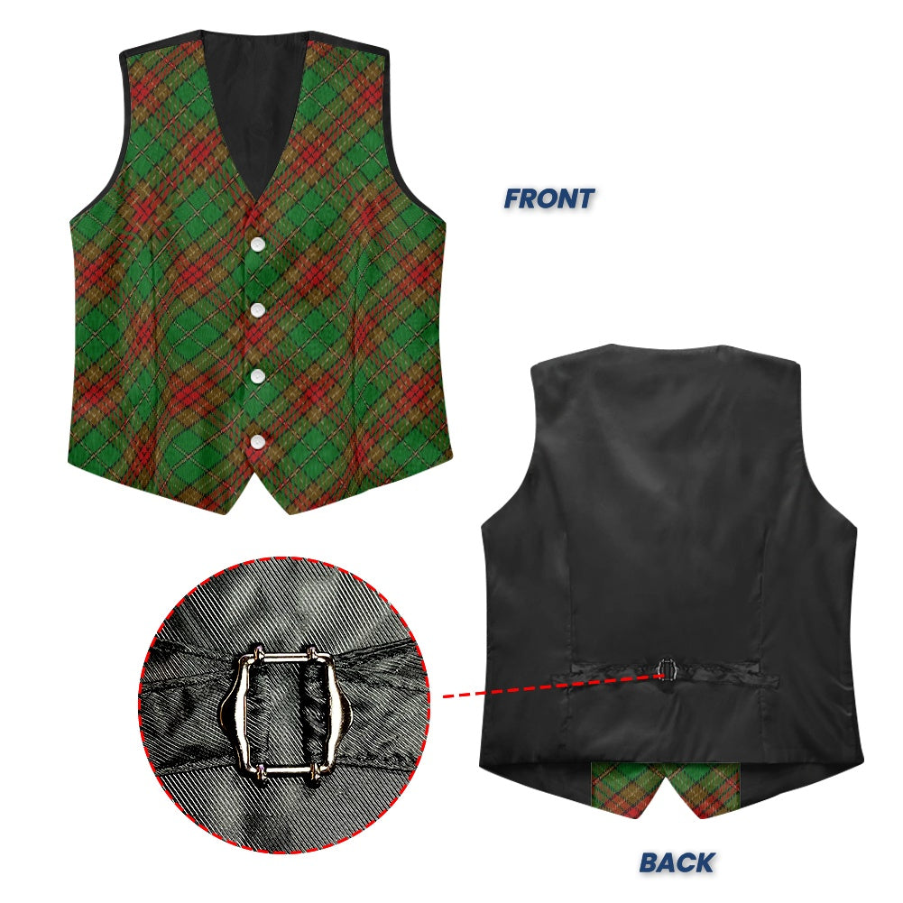 Irish County Cavan Tartan Waistcoat