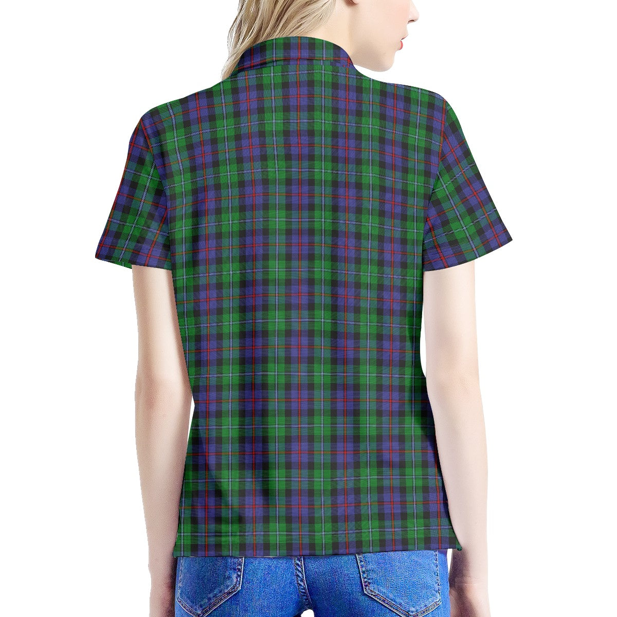 Clan Calder Tartan Women's Polo Shirt