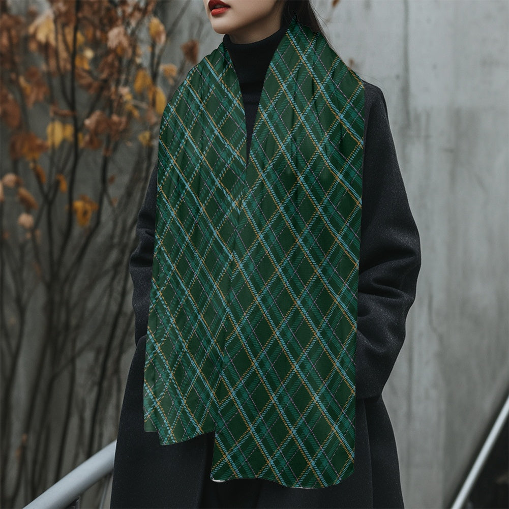 HW Tartan Fluffy scarf