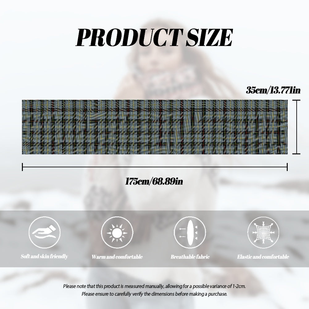 Clan Bell Tartan Fluffy scarf