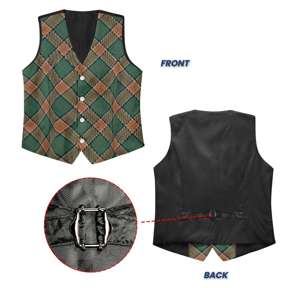 Clan Pollock Tartan Waistcoat
