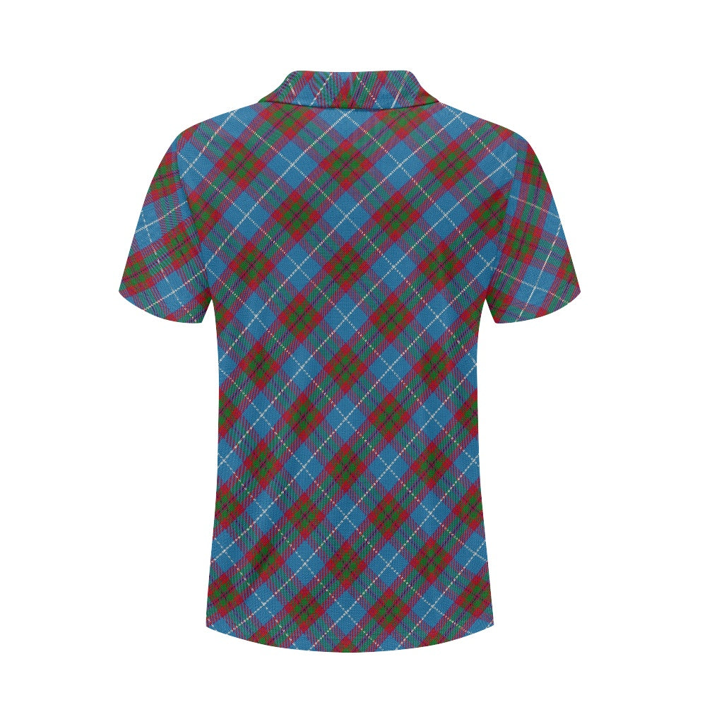 Clan Newton Tartan Polo Shirt