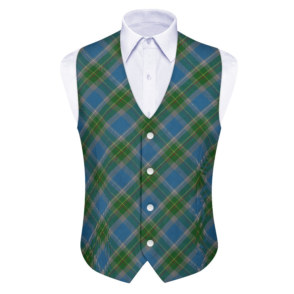 US State - Connecticut Tartan Suit vest jacket