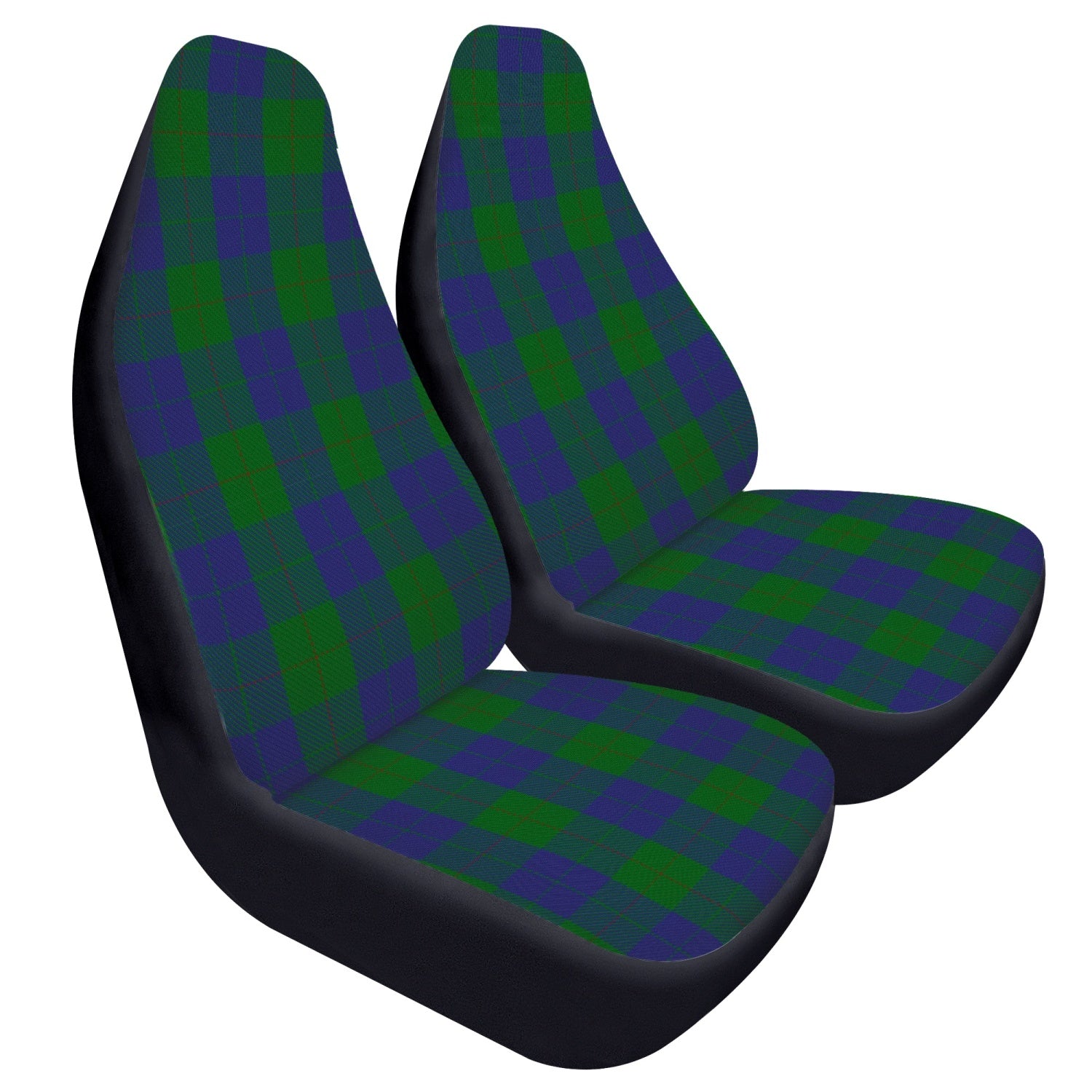 Clan Barclay Tartan Car Seat Covers - 2Pcs