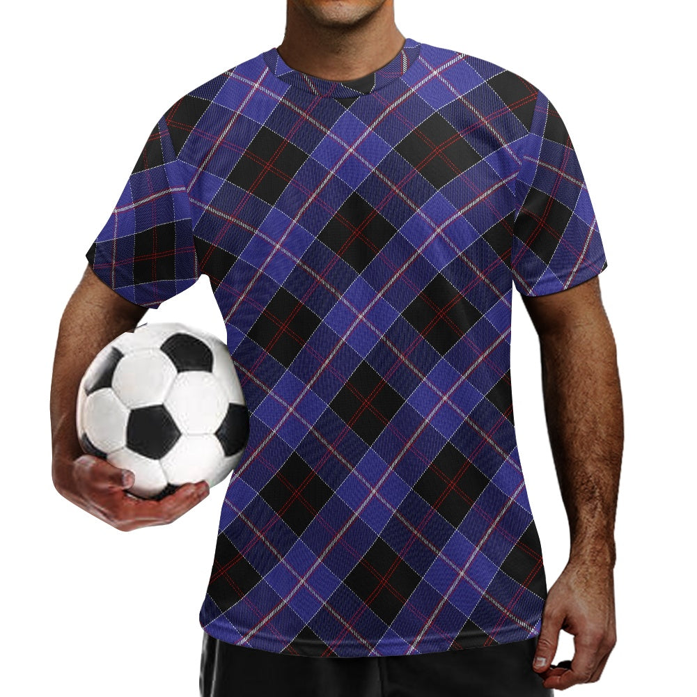 Clan Dunlop Tartan Football Shirt