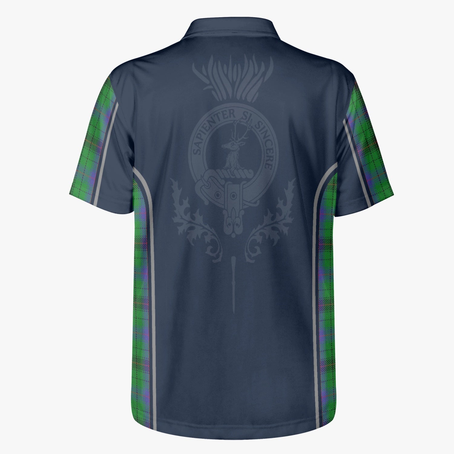 Clan Davidson Crest & Tartan Polo Shirt