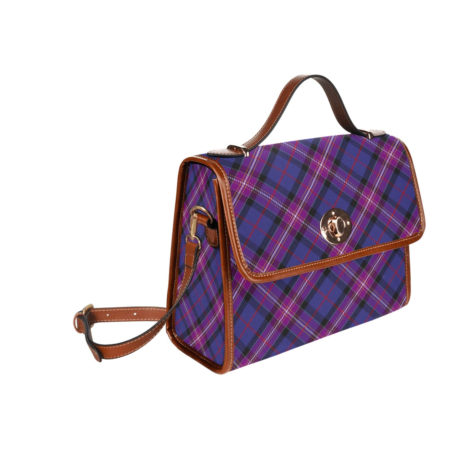 Freemason's Universal Tartan Waterproof Canvas Handbag
