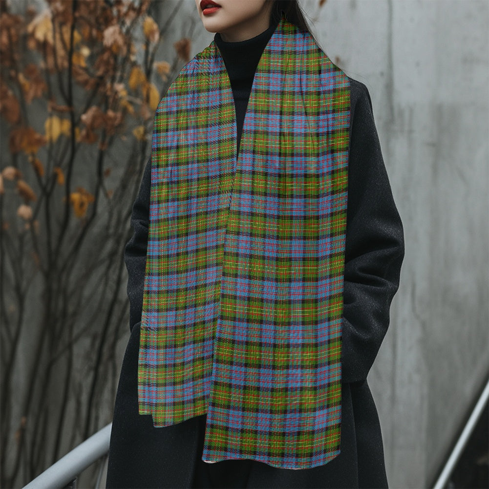 Clan Bowie Tartan Fluffy scarf