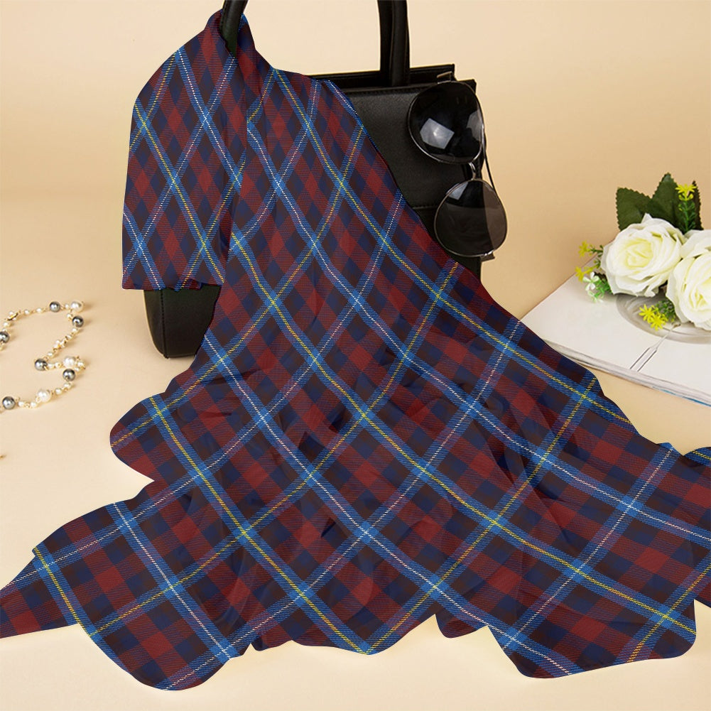 Highland Titles Tartan Chiffon Scarf